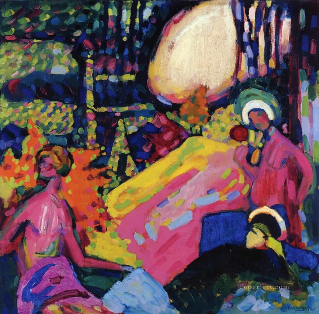 White sound Wassily Kandinsky Oil Paintings